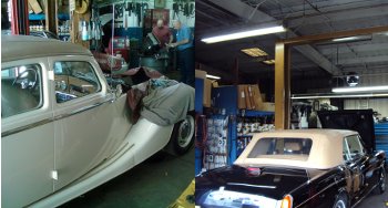 cars being repaired at Howard Ave Radiator